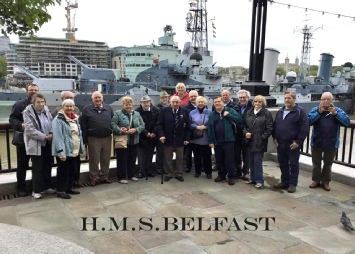 Visit to HMS Belfast in London